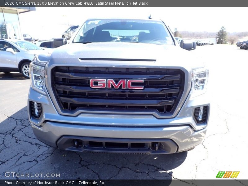 Satin Steel Metallic / Jet Black 2020 GMC Sierra 1500 Elevation Crew Cab 4WD