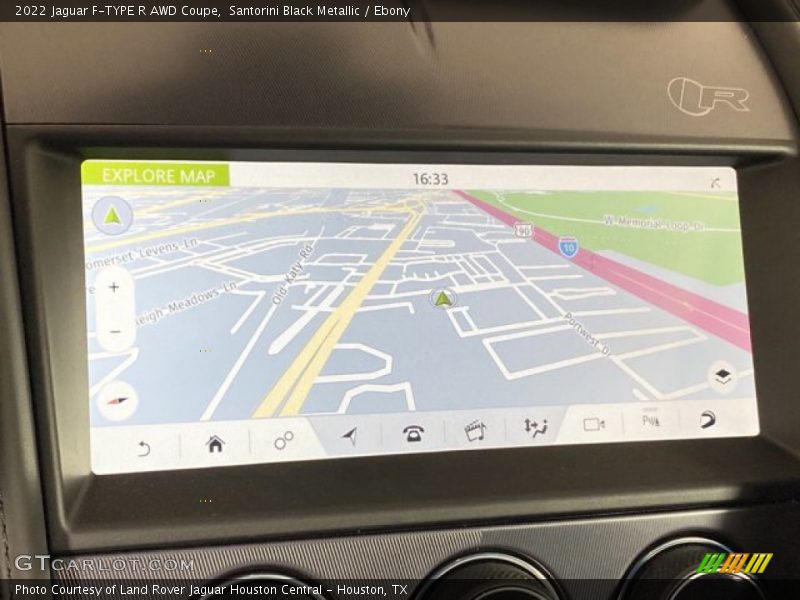 Navigation of 2022 F-TYPE R AWD Coupe