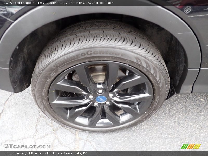 Agate Black / Chromite Gray/Charcoal Black 2019 Ford Escape SE 4WD