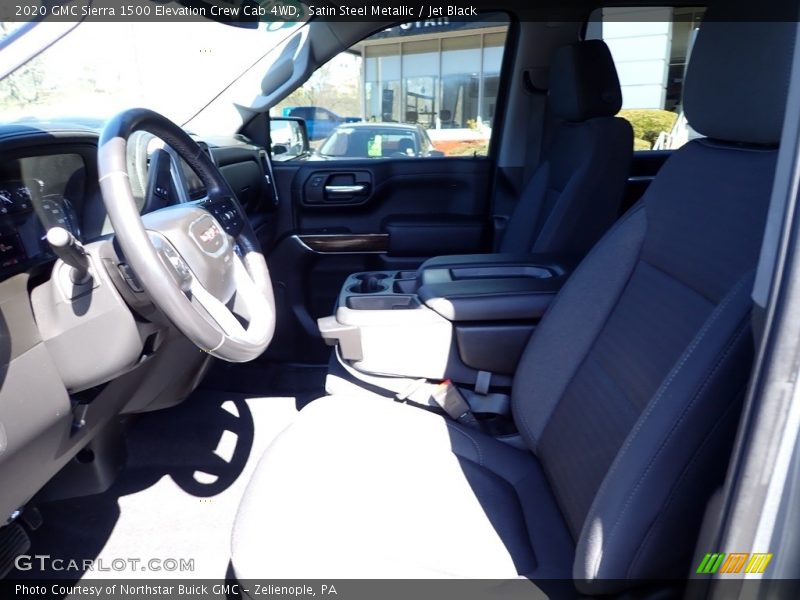 Satin Steel Metallic / Jet Black 2020 GMC Sierra 1500 Elevation Crew Cab 4WD