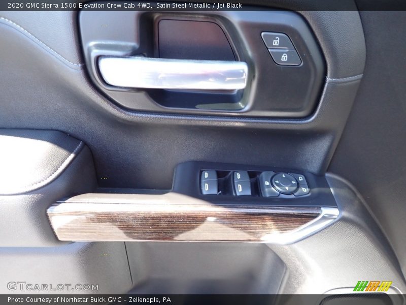 Satin Steel Metallic / Jet Black 2020 GMC Sierra 1500 Elevation Crew Cab 4WD