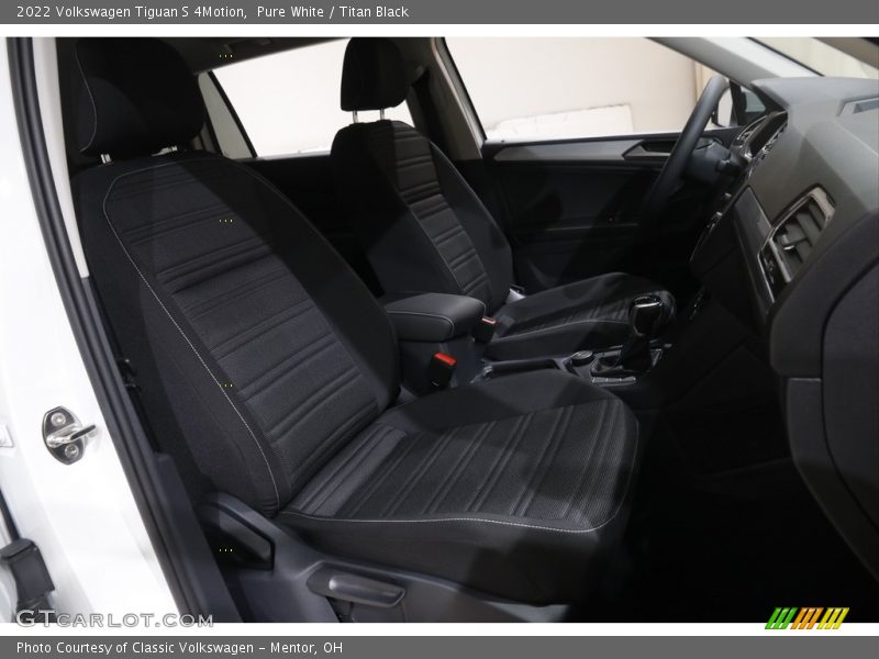 Front Seat of 2022 Tiguan S 4Motion