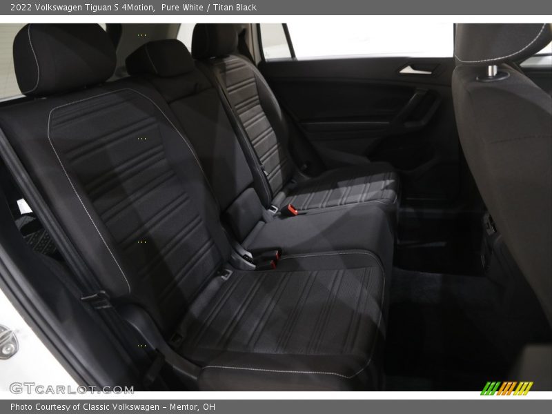 Rear Seat of 2022 Tiguan S 4Motion