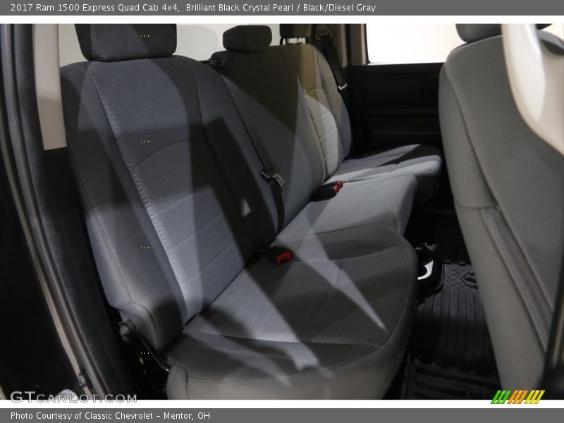 Brilliant Black Crystal Pearl / Black/Diesel Gray 2017 Ram 1500 Express Quad Cab 4x4