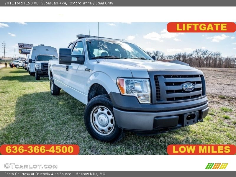 Oxford White / Steel Gray 2011 Ford F150 XLT SuperCab 4x4