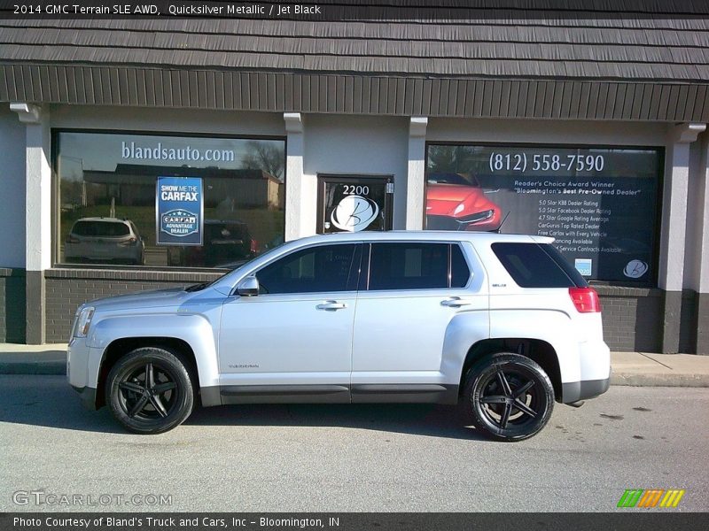 Quicksilver Metallic / Jet Black 2014 GMC Terrain SLE AWD