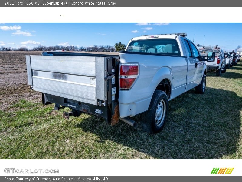 Oxford White / Steel Gray 2011 Ford F150 XLT SuperCab 4x4