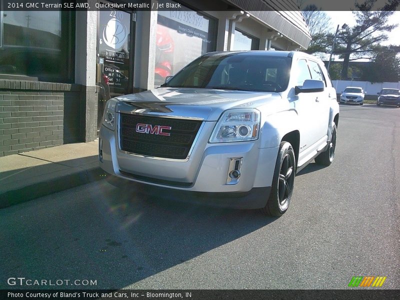 Quicksilver Metallic / Jet Black 2014 GMC Terrain SLE AWD