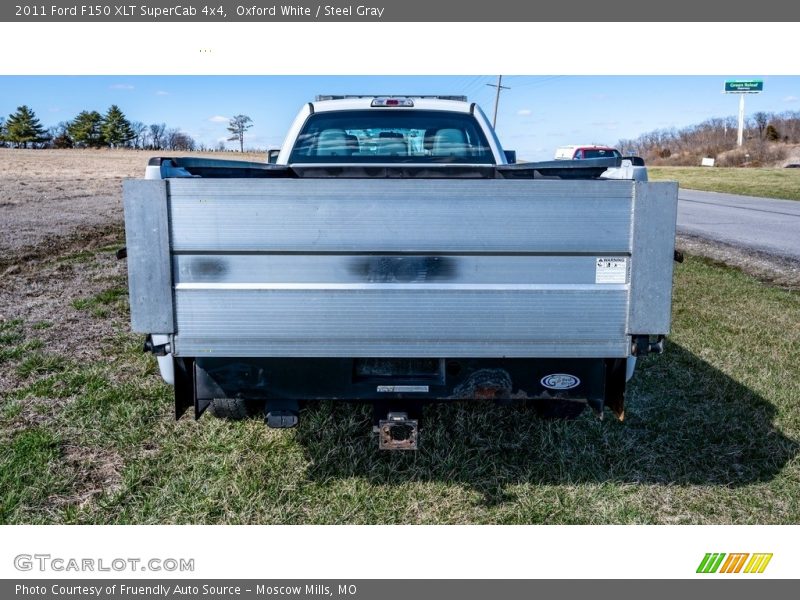 Oxford White / Steel Gray 2011 Ford F150 XLT SuperCab 4x4