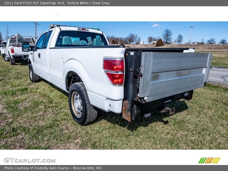 Oxford White / Steel Gray 2011 Ford F150 XLT SuperCab 4x4