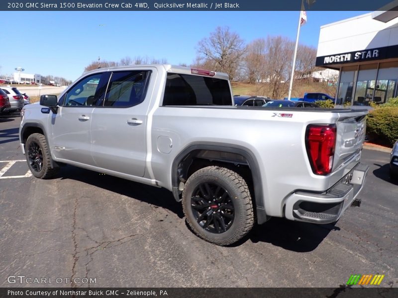 Quicksilver Metallic / Jet Black 2020 GMC Sierra 1500 Elevation Crew Cab 4WD