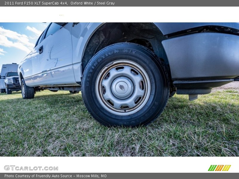 Oxford White / Steel Gray 2011 Ford F150 XLT SuperCab 4x4