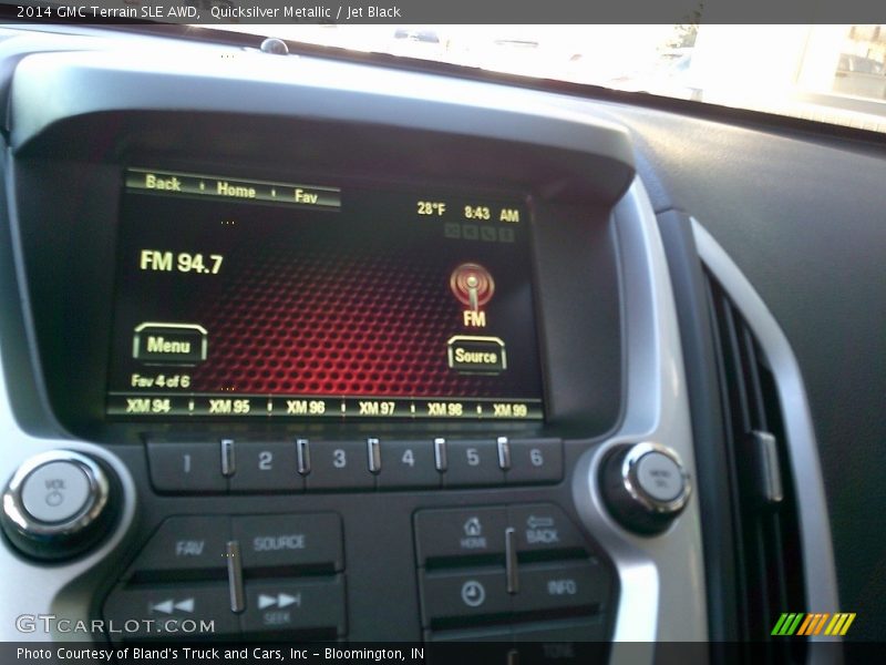 Quicksilver Metallic / Jet Black 2014 GMC Terrain SLE AWD
