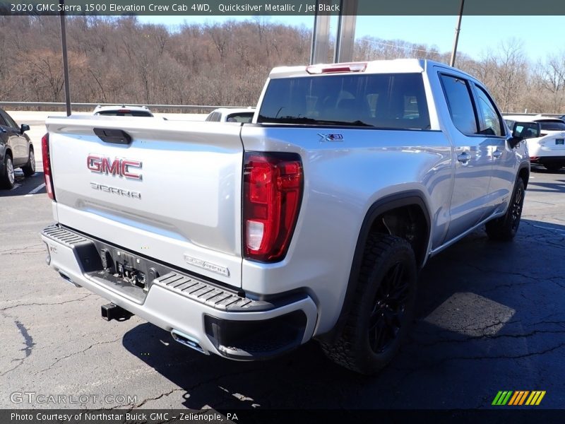 Quicksilver Metallic / Jet Black 2020 GMC Sierra 1500 Elevation Crew Cab 4WD
