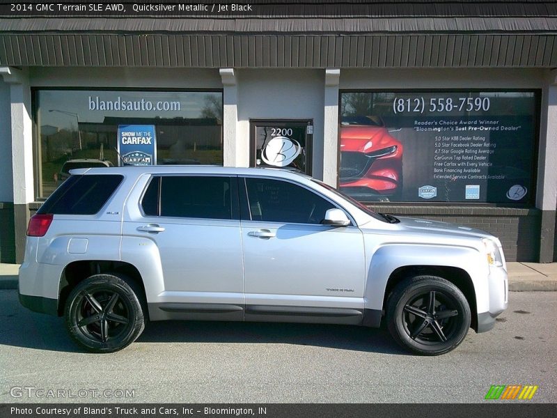 Quicksilver Metallic / Jet Black 2014 GMC Terrain SLE AWD