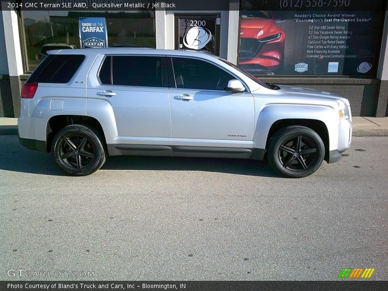 Quicksilver Metallic / Jet Black 2014 GMC Terrain SLE AWD