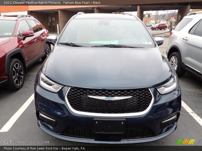 Fathom Blue Pearl / Black 2021 Chrysler Pacifica Hybrid Pinnacle