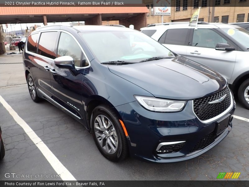 Fathom Blue Pearl / Black 2021 Chrysler Pacifica Hybrid Pinnacle