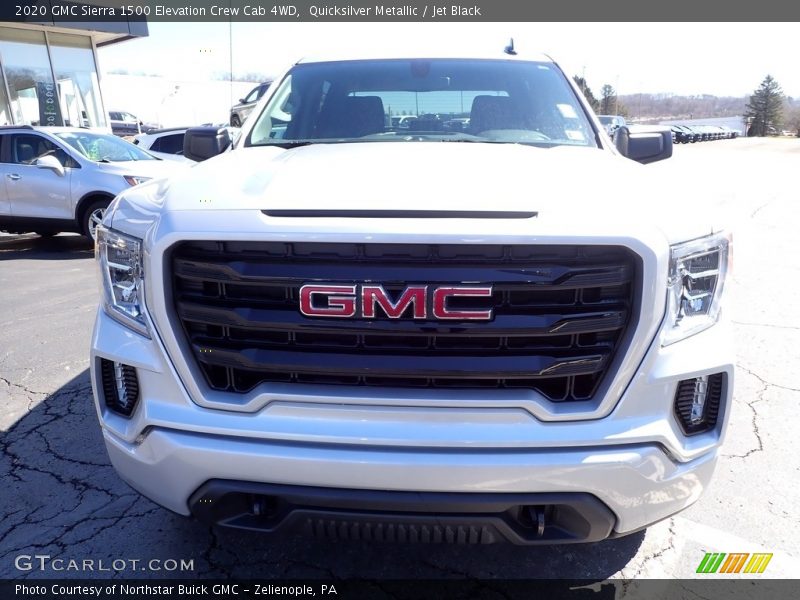 Quicksilver Metallic / Jet Black 2020 GMC Sierra 1500 Elevation Crew Cab 4WD