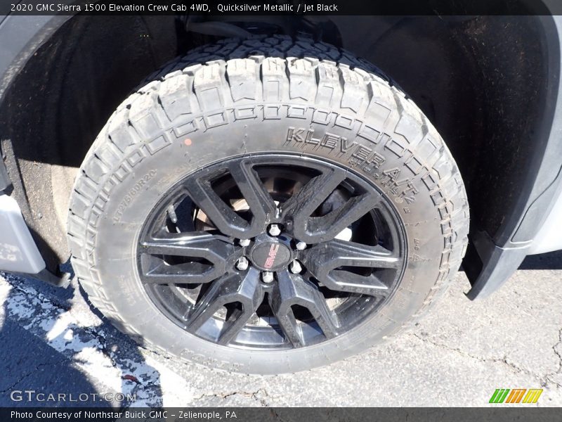Quicksilver Metallic / Jet Black 2020 GMC Sierra 1500 Elevation Crew Cab 4WD