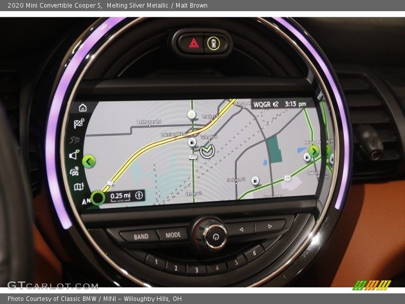 Navigation of 2020 Convertible Cooper S