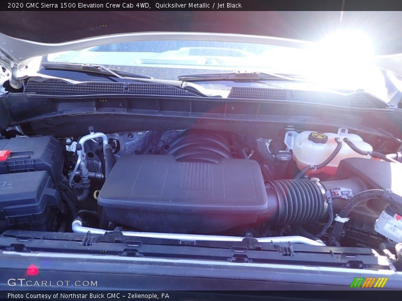 Quicksilver Metallic / Jet Black 2020 GMC Sierra 1500 Elevation Crew Cab 4WD