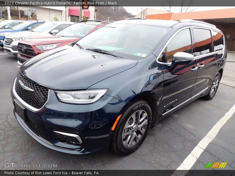 Fathom Blue Pearl / Black 2021 Chrysler Pacifica Hybrid Pinnacle