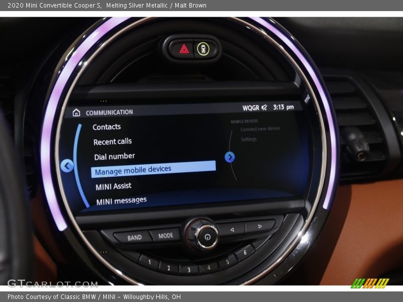 Melting Silver Metallic / Malt Brown 2020 Mini Convertible Cooper S