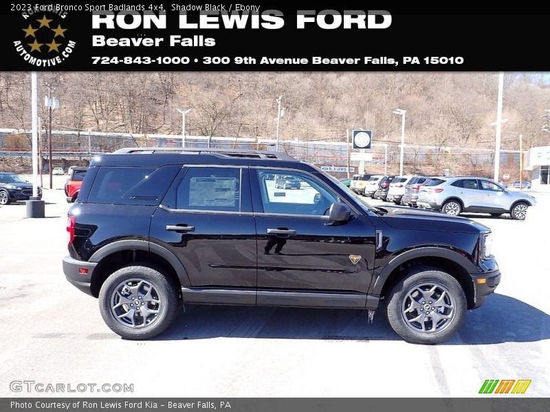 Shadow Black / Ebony 2023 Ford Bronco Sport Badlands 4x4