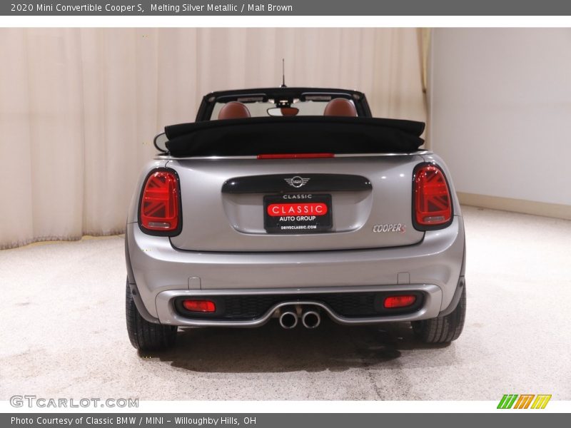 Melting Silver Metallic / Malt Brown 2020 Mini Convertible Cooper S