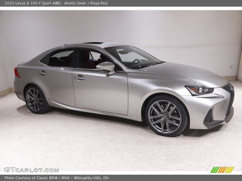 Atomic Silver / Rioja Red 2020 Lexus IS 300 F Sport AWD