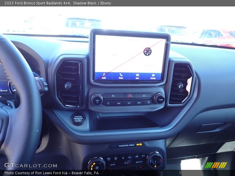 Controls of 2023 Bronco Sport Badlands 4x4