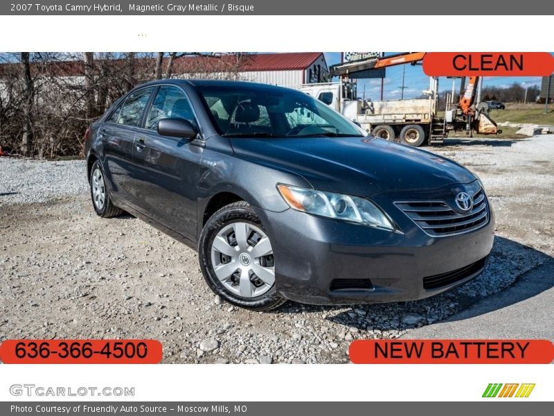 Magnetic Gray Metallic / Bisque 2007 Toyota Camry Hybrid