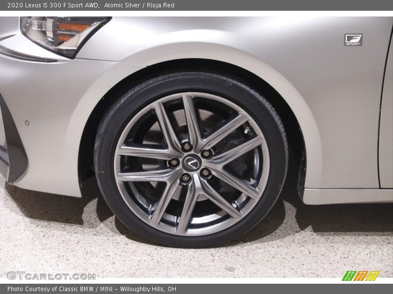 Atomic Silver / Rioja Red 2020 Lexus IS 300 F Sport AWD