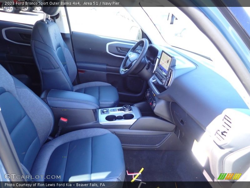 Front Seat of 2023 Bronco Sport Outer Banks 4x4