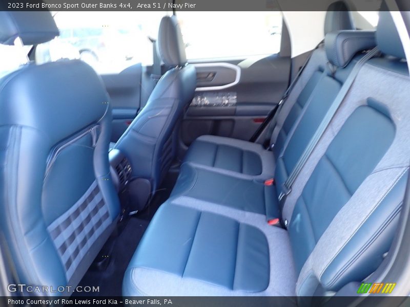 Rear Seat of 2023 Bronco Sport Outer Banks 4x4