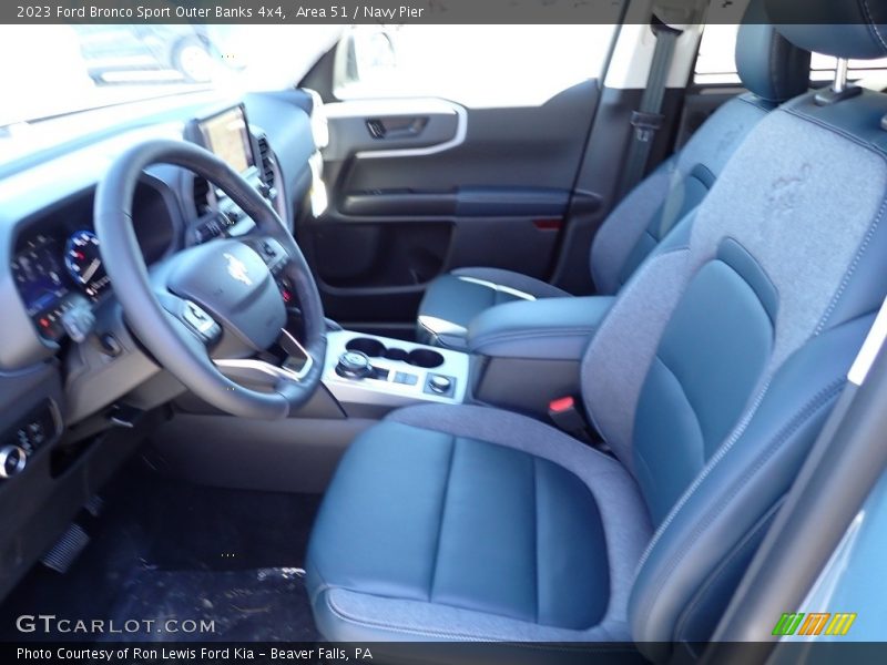  2023 Bronco Sport Outer Banks 4x4 Navy Pier Interior