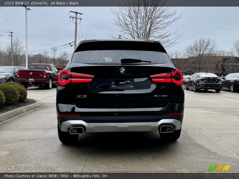 Jet Black / Black 2023 BMW X3 xDrive30i
