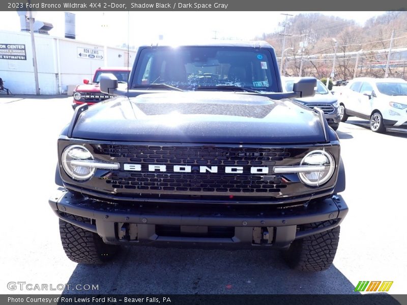Shadow Black / Dark Space Gray 2023 Ford Bronco Wildtrak 4X4 2-Door