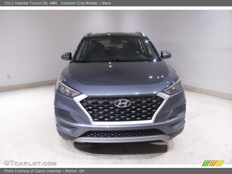 Coliseum Gray Metallic / Black 2021 Hyundai Tucson SEL AWD