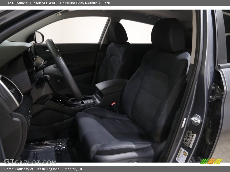 Coliseum Gray Metallic / Black 2021 Hyundai Tucson SEL AWD