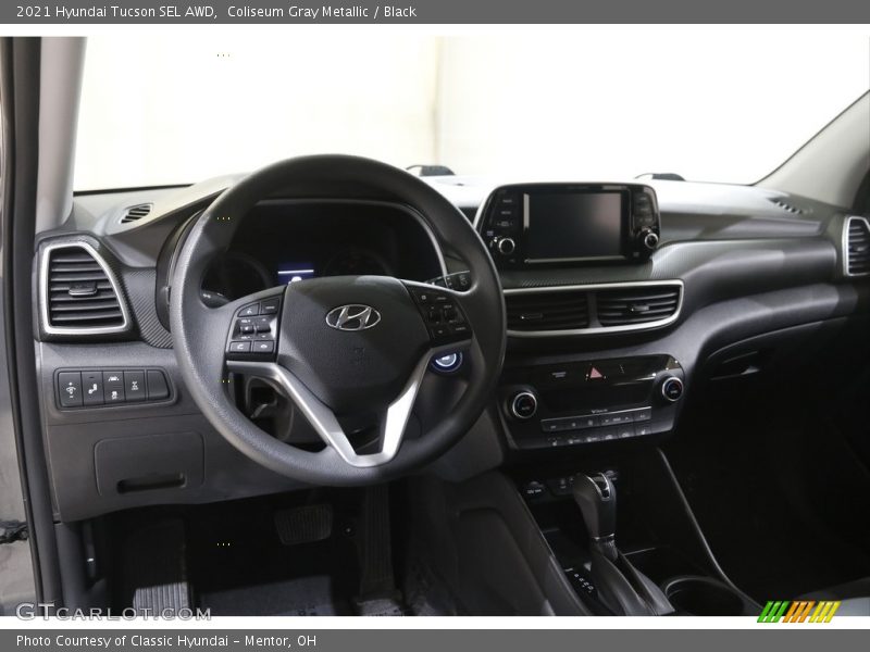 Coliseum Gray Metallic / Black 2021 Hyundai Tucson SEL AWD