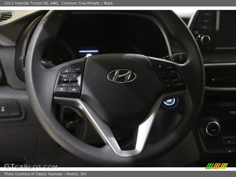 Coliseum Gray Metallic / Black 2021 Hyundai Tucson SEL AWD