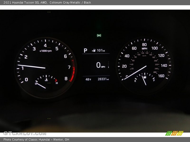 Coliseum Gray Metallic / Black 2021 Hyundai Tucson SEL AWD