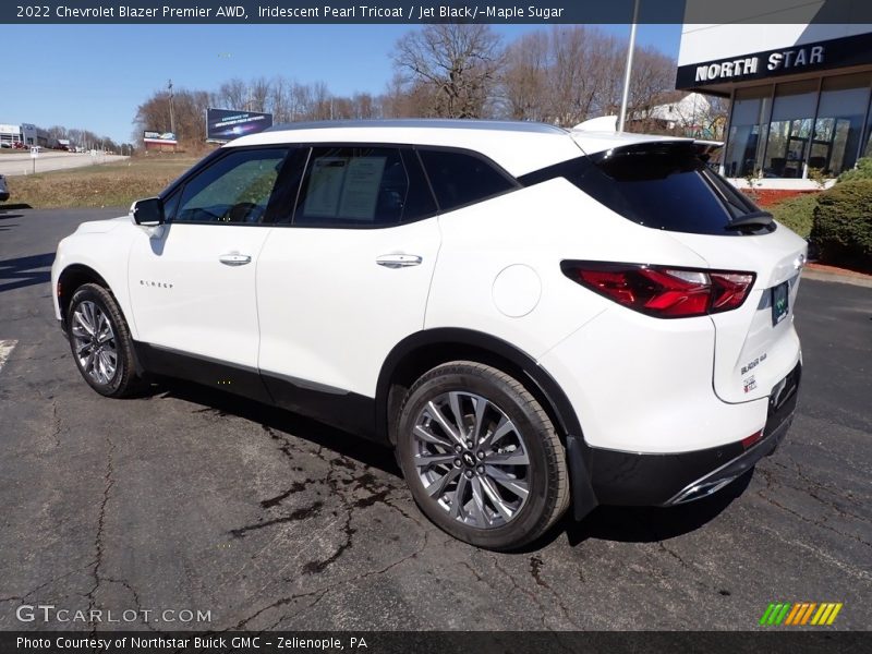 Iridescent Pearl Tricoat / Jet Black/­Maple Sugar 2022 Chevrolet Blazer Premier AWD