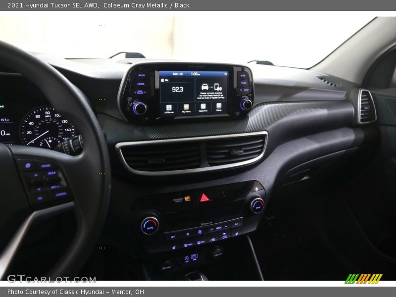 Coliseum Gray Metallic / Black 2021 Hyundai Tucson SEL AWD