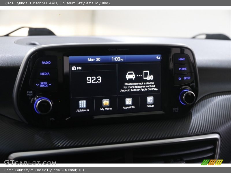 Coliseum Gray Metallic / Black 2021 Hyundai Tucson SEL AWD