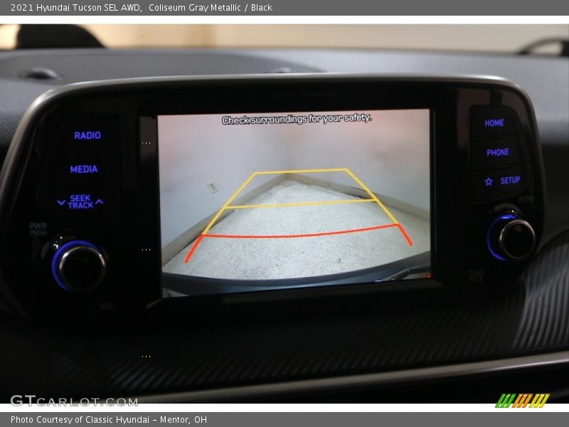 Coliseum Gray Metallic / Black 2021 Hyundai Tucson SEL AWD