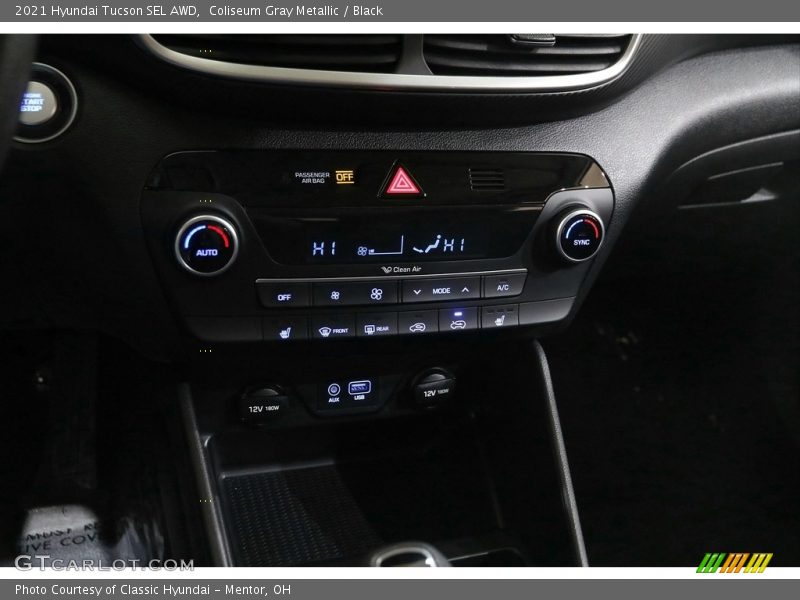 Coliseum Gray Metallic / Black 2021 Hyundai Tucson SEL AWD