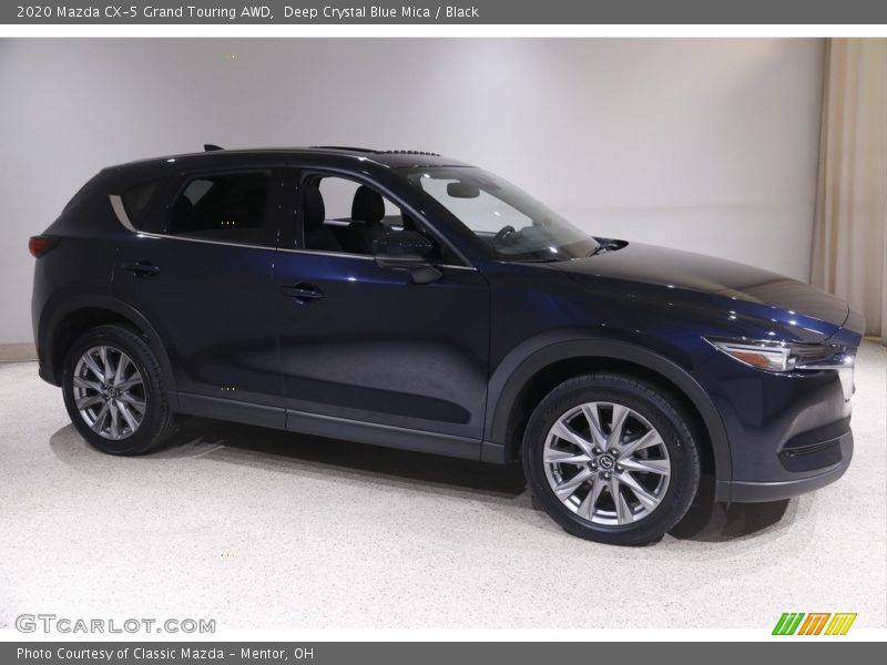 Deep Crystal Blue Mica / Black 2020 Mazda CX-5 Grand Touring AWD